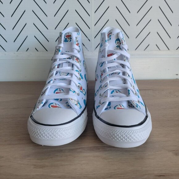 ❤️Converse x Doraemon Chuck Taylor High Top Sz 9 Women's Sneakers White A15791C - Picture 3 of 10